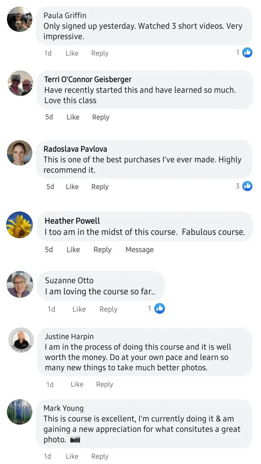 Facebook reviews for Samsung Photography Academy